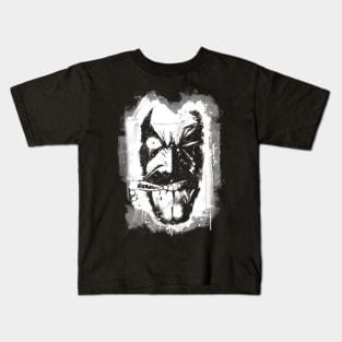 Lobo (w/ Grunge Background) Kids T-Shirt